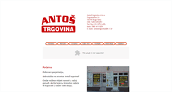 Desktop Screenshot of antos-trgovina.hr