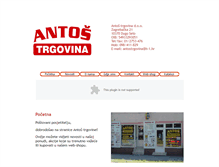 Tablet Screenshot of antos-trgovina.hr